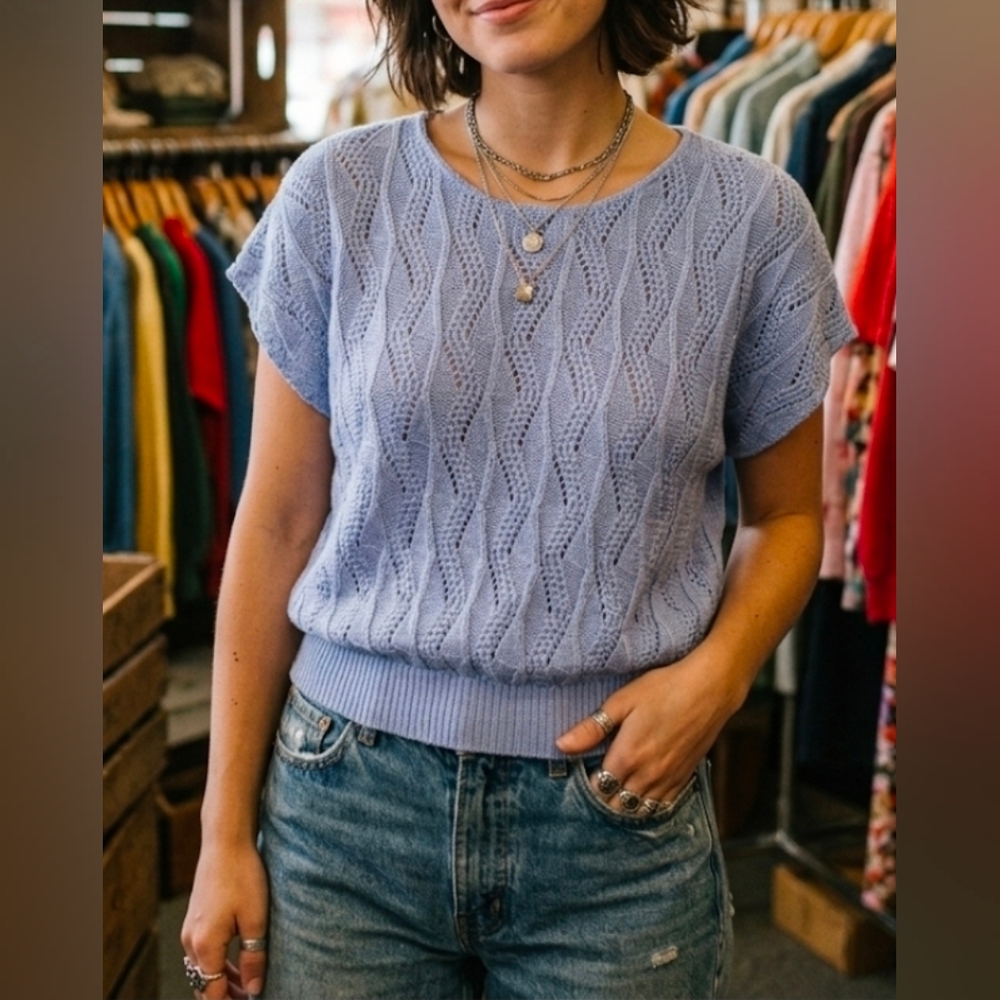 Vintage yarn works sweater L